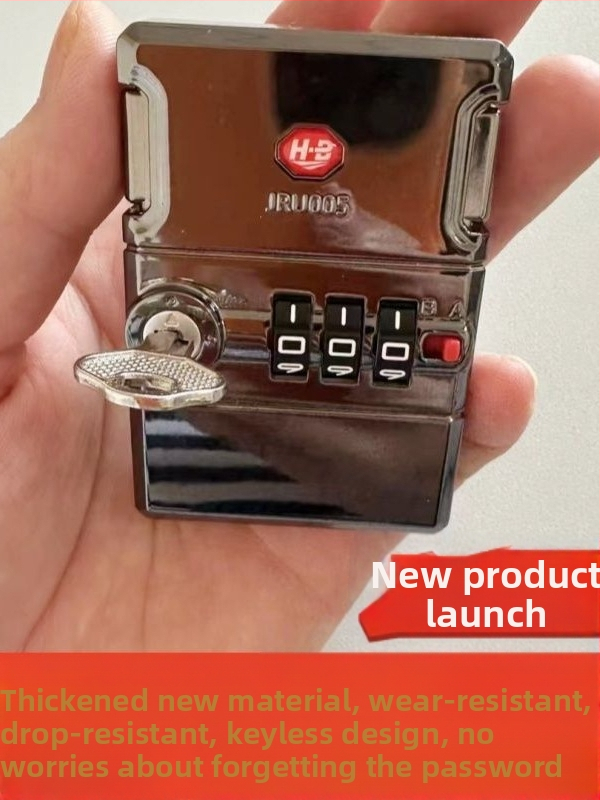 Bagāžas slēdzenes piederums ar paroli – ABS materiāls, pret zādzību, 2024. gada pavasaris, universāls somu piederums