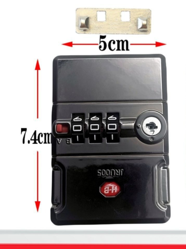 Bőrönd jelszavas zár-kiegészítő – ABS anyag, anti-theft védelem, 2024 tavasz, általános célú táskákhoz