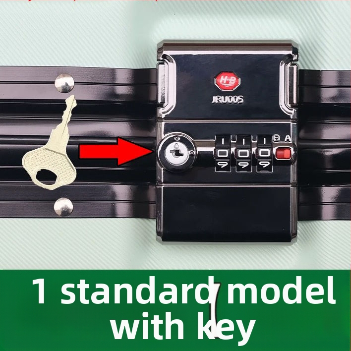 Bagāžas slēdzenes piederums ar paroli – ABS materiāls, pret zādzību, 2024. gada pavasaris, universāls somu piederums