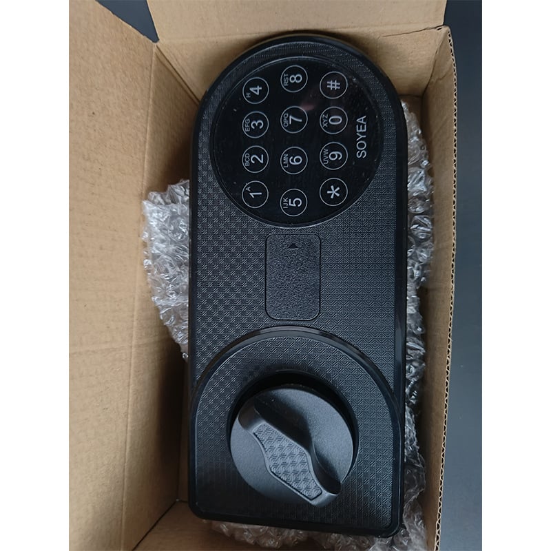 Хотелски сейф с отпечатък и HD екран – смарт шкаф за файл, заключване с пръст, ключ или парола, корпус от цинкова сплав, модел Dd, за хотелска употреба