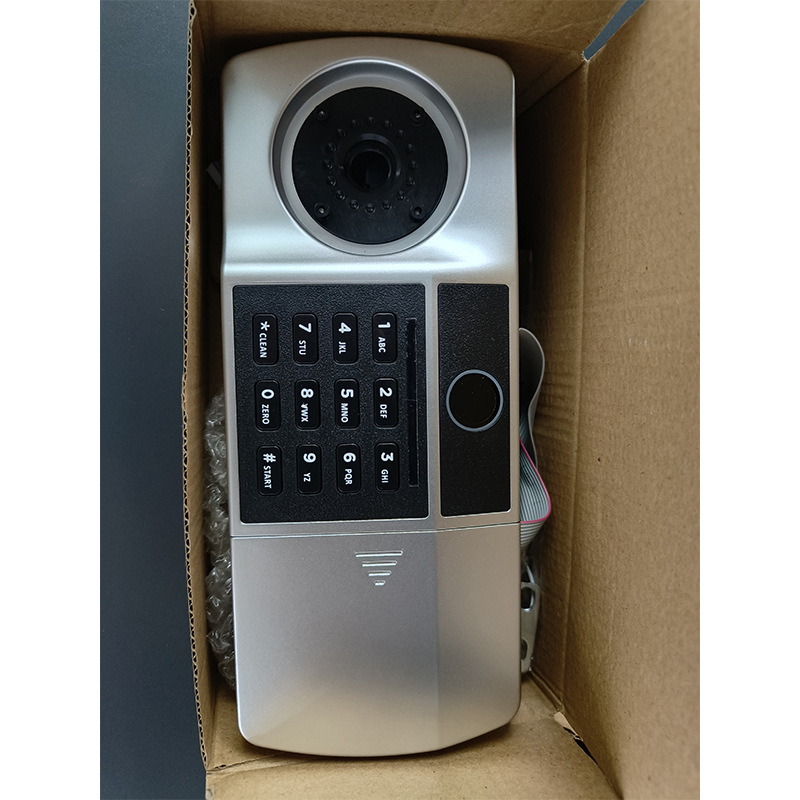 Хотелски сейф с отпечатък и HD екран – смарт шкаф за файл, заключване с пръст, ключ или парола, корпус от цинкова сплав, модел Dd, за хотелска употреба