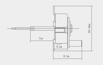 Leaf Lock K-581 от Dimei • цинкова сплав • модерен минимализъм