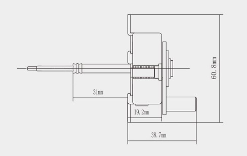 Leaf Lock K-581 от Dimei • цинкова сплав • модерен минимализъм