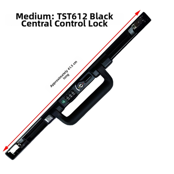 Bagāžas slēdzene ar kombinācijas slēdzeni, centrālo, sānu un vidējo bloķēšanu (ABS, TST612)