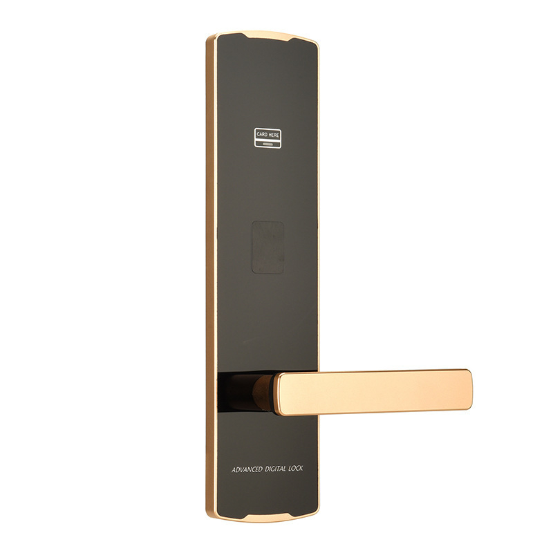 Хотелска електронна брава за врата – картова заключваща система, HF-K4, алуминиева сплав, Anyimei, за хотели/апартаменти