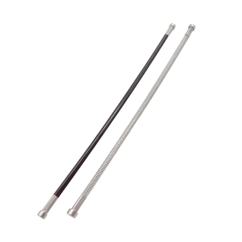 Koda slēdzene ar tērauda auklu no 304 nerūsējošā tērauda, dubultā vērpšana (daudzšķiedru), SIRO izkārtojums, labās puses griešanās, 50 kg izturība