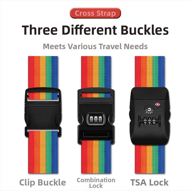 Regulējama šķērs sloks bagāžai — polipropilēna pastiprinājuma josta, pavasaris 2023, bagāžas aksesuāri