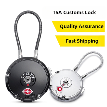 TSA007 bagāžas atslēga - Customs lock sērija, cinka sakausējums, anime raksts, zādzību novēršanas funkcija
