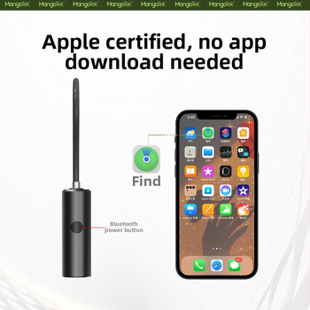 Rhk70 Zámok na batožinu kompatibilný s Apple AirTag — anti-lost, kombinovaný zámok na batožinu, telo oceľ+PC, batéria 60mAh, vydanie 2025