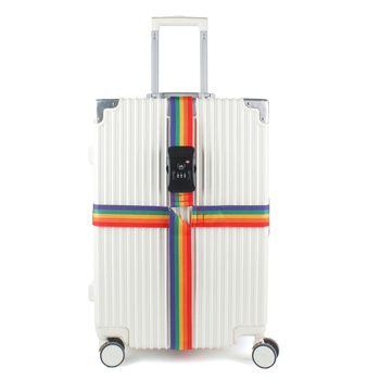 Curea de bagaje poliester — marcă privată, stil de călătorie de relaxare, accesorii pentru bagaje, reduce greutatea bagajelor