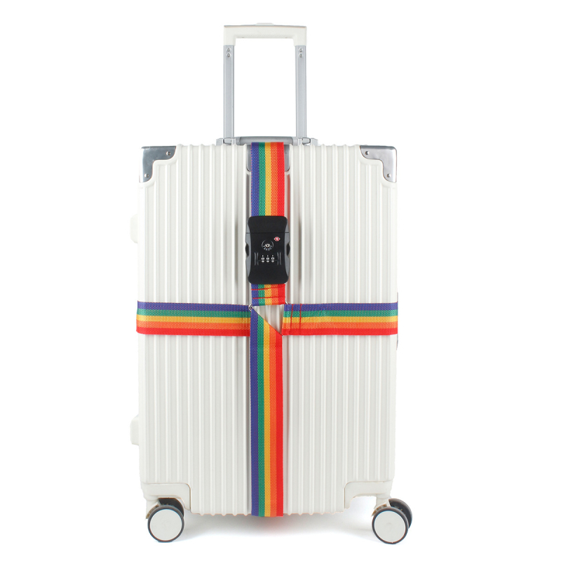 Curea de bagaje poliester — marcă privată, stil de călătorie de relaxare, accesorii pentru bagaje, reduce greutatea bagajelor
