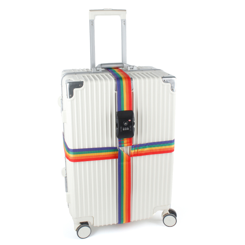 Curea de bagaje poliester — marcă privată, stil de călătorie de relaxare, accesorii pentru bagaje, reduce greutatea bagajelor
