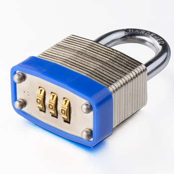 Lacăt cu cod de 3 cifre, din oțel, design în mai multe straturi, pentru dulapuri și uși, stil modern minimalist