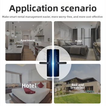 A6 pametna brava za B&B apartmane — pristup karticom, otisak prsta i lozinka, daljinsko upravljanje putem aplikacije