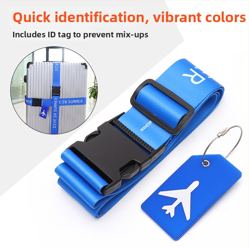 Bagāžas siksnas 582-6, poliesters, pret zādzībām, krustsiksna bagāžai, pavasaris 2025