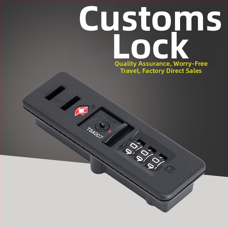 HD-108A ABS bagāžas paroles slēdzene, TSA 16032 – iebūvēta, izturīga pret nolietojumu