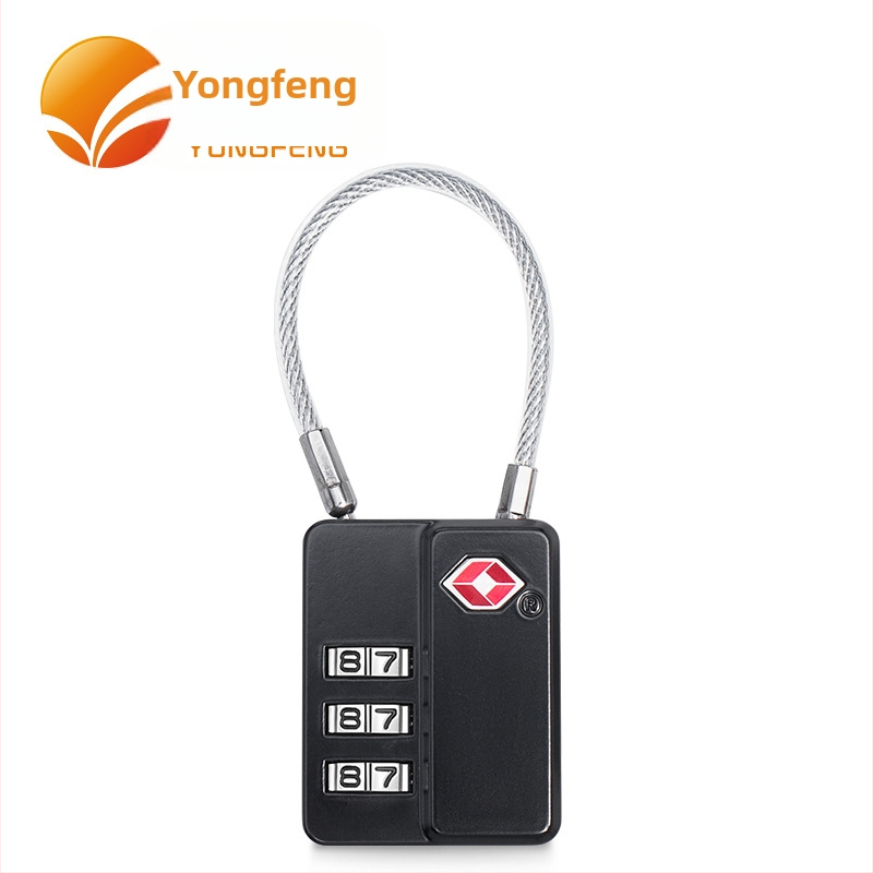 Bagāžas slēdzene TSA19002, cinka sakausējums, pret zādzību, Yongfeng