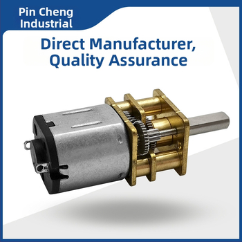 DC motor s kefkou, model 12-N10; 3–6 V; 59–61 rpm; 0,042–0,047 Nm