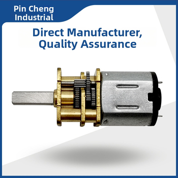 DC motor s kefkou, model 12-N10; 3–6 V; 59–61 rpm; 0,042–0,047 Nm