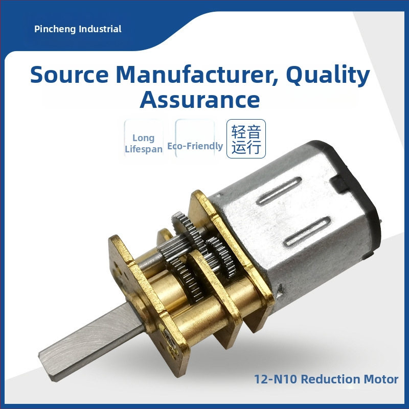 DC motor s kefkou, model 12-N10; 3–6 V; 59–61 rpm; 0,042–0,047 Nm