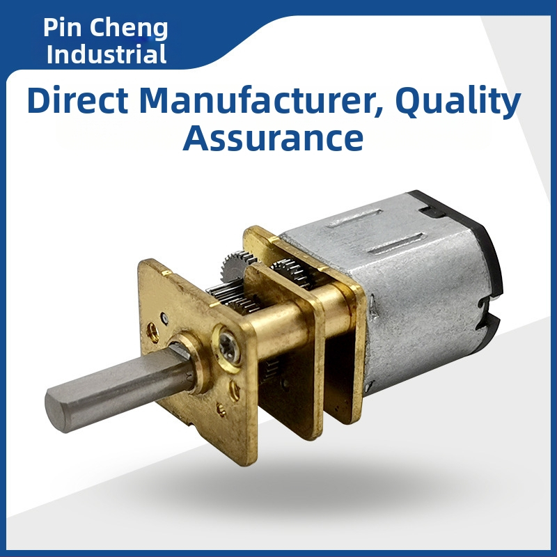 DC motor s kefkou, model 12-N10; 3–6 V; 59–61 rpm; 0,042–0,047 Nm