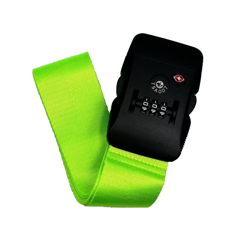 Нейлонова каишка за багаж с едночастова конструкция и заключване с парола