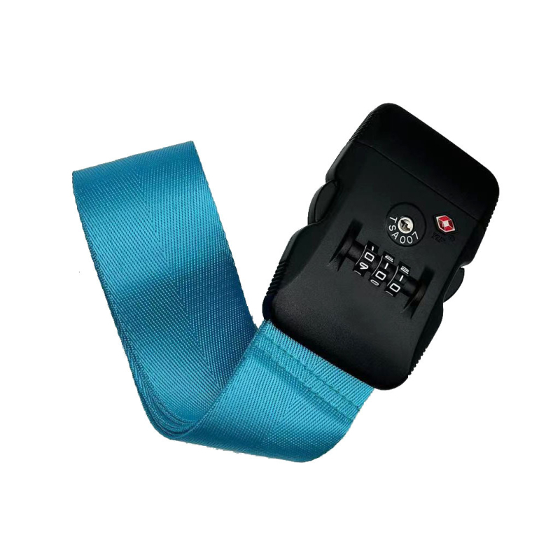 Нейлонова каишка за багаж с едночастова конструкция и заключване с парола