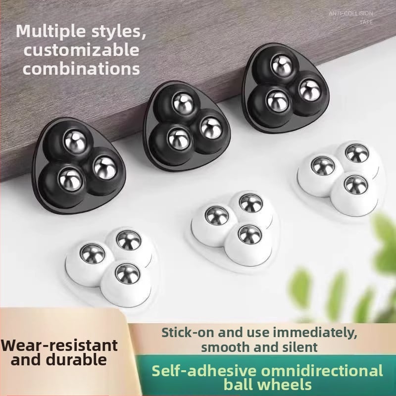 Pengyi Bază universală pentru mobilier cu caster - silențioasă, din oțel inoxidabil, Toamna 2025