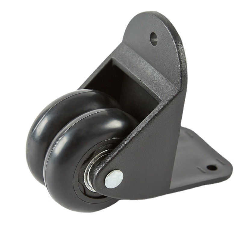 Roată direcțională cu două roți pentru bagaje și genți de cosmetică, silențioasă și rezistentă la uzură, din plastic, 0,13 kg