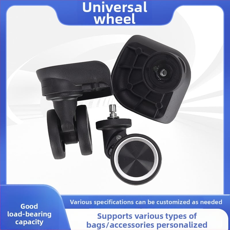 Roți pentru bagaje — detașabile, universale; model 140107D, brand Also Pavilion, serie Removing wheel, material plastic/nylon, ultra-ușoare, rezistente la uzură, absorbție a șocurilor