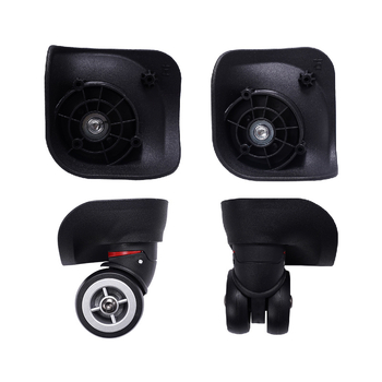 Roți pentru bagaje, rotire la 360°, funcționare silențioasă — qiannizou, PP, finisaj neted, rezistente la uzură, Primăvară 2025