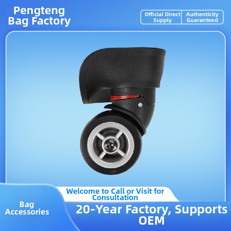 Roți pentru bagaje, rotire la 360°, funcționare silențioasă — qiannizou, PP, finisaj neted, rezistente la uzură, Primăvară 2025