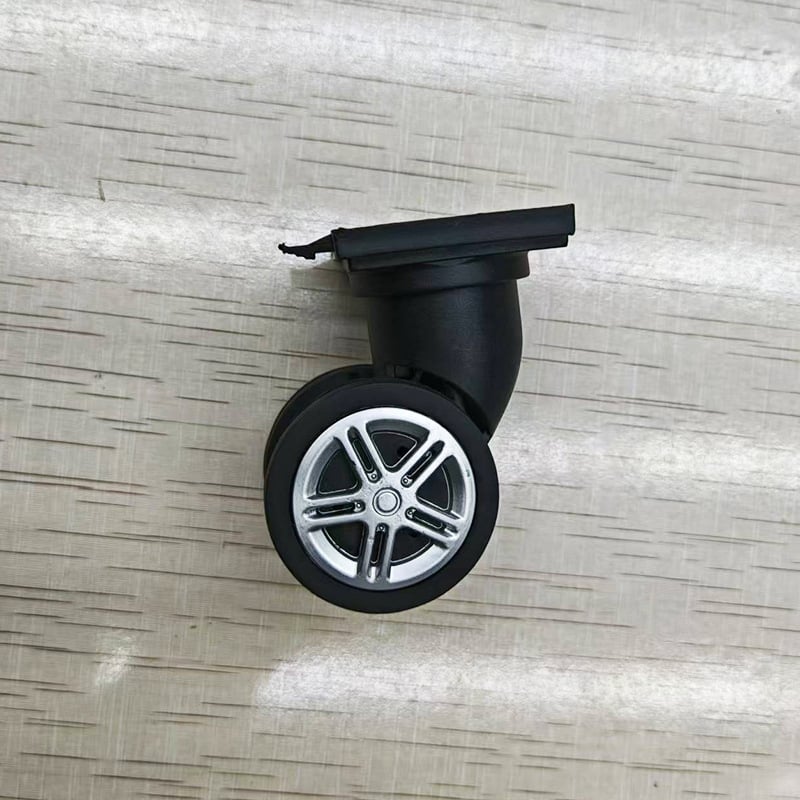 Roti universale silențioase pentru bagaje, din plastic, rezistente la uzură, facilitează tragerea