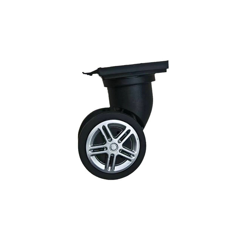 Roti universale silențioase pentru bagaje, din plastic, rezistente la uzură, facilitează tragerea