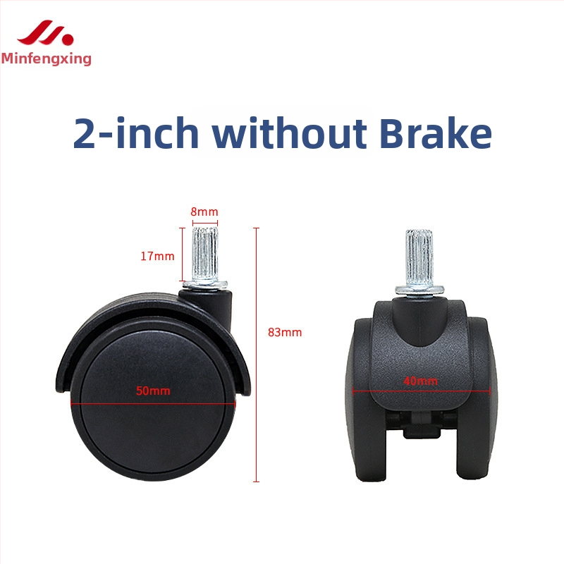 Tooli rattad - universaalsed plastmassist rattad kontori- ja juhi toolidele (Materjal: Plastik; Ühilduvus: Universaalne; Kasutus: Kontori- ja juhi toolid)