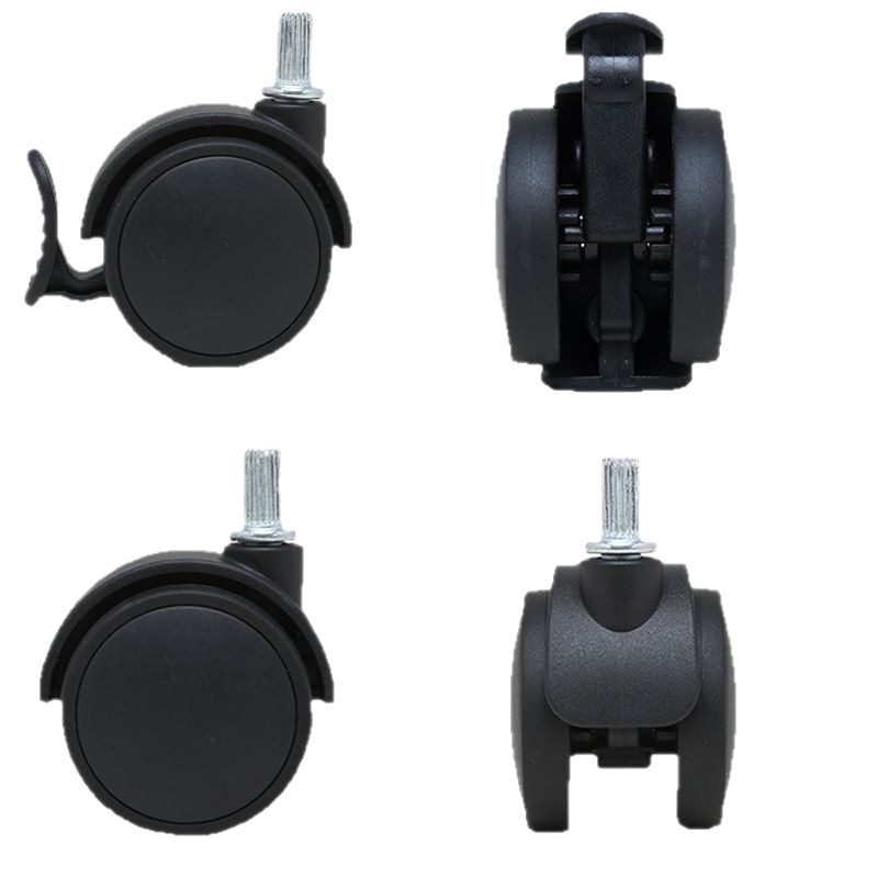 Role pentru scaune - roți universale din plastic pentru scaune de birou și executive (Material: plastic; Potrivire universală; Utilizare: Scaune de birou/Executive)