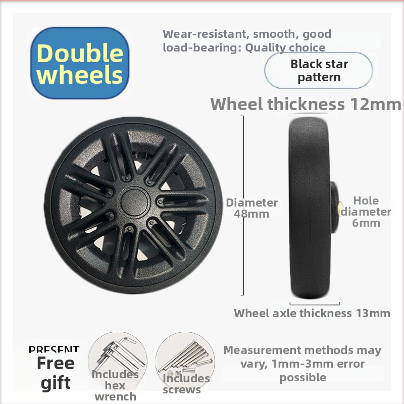 Universaalne kohvri rattas – asendusratas, materjal copper, reisitarvikud