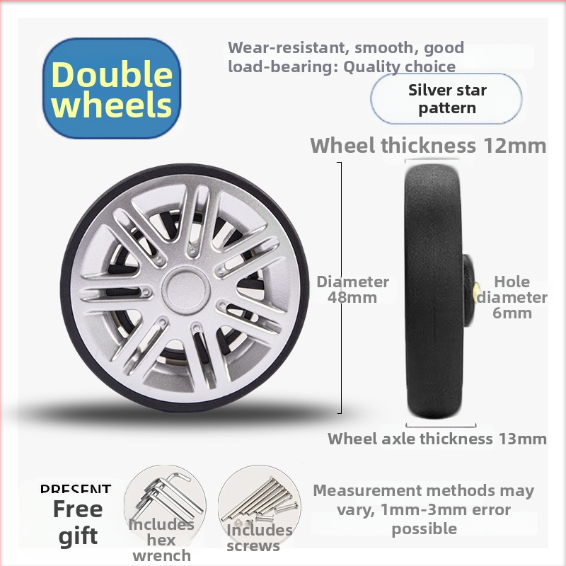 Universaalne kohvri rattas – asendusratas, materjal copper, reisitarvikud