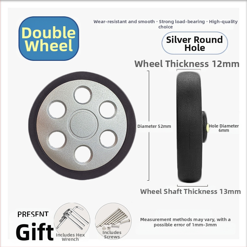 Universaalne kohvri rattas – asendusratas, materjal copper, reisitarvikud