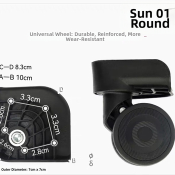 Roți universale pentru bagaje – roți de înlocuire silențioase din plastic (Brand: Other; Cod produs: Other; Categoria: accesorii pentru bagaje)