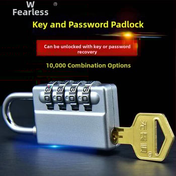 Încuietoare cu cod de 4 cifre, din aliaj de zinc, pentru dulapuri și bagaje