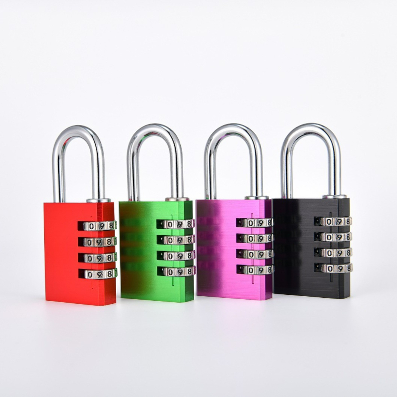 PRIVE Aluminijski numerički lokot za prtljagu, ormariće i garderobe; debljina šipke 6,3 mm; razmak šipki 19 mm; moderan minimalistički stil