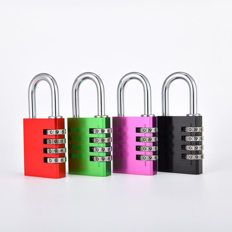 PRIVE Aluminijski numerički lokot za prtljagu, ormariće i garderobe; debljina šipke 6,3 mm; razmak šipki 19 mm; moderan minimalistički stil