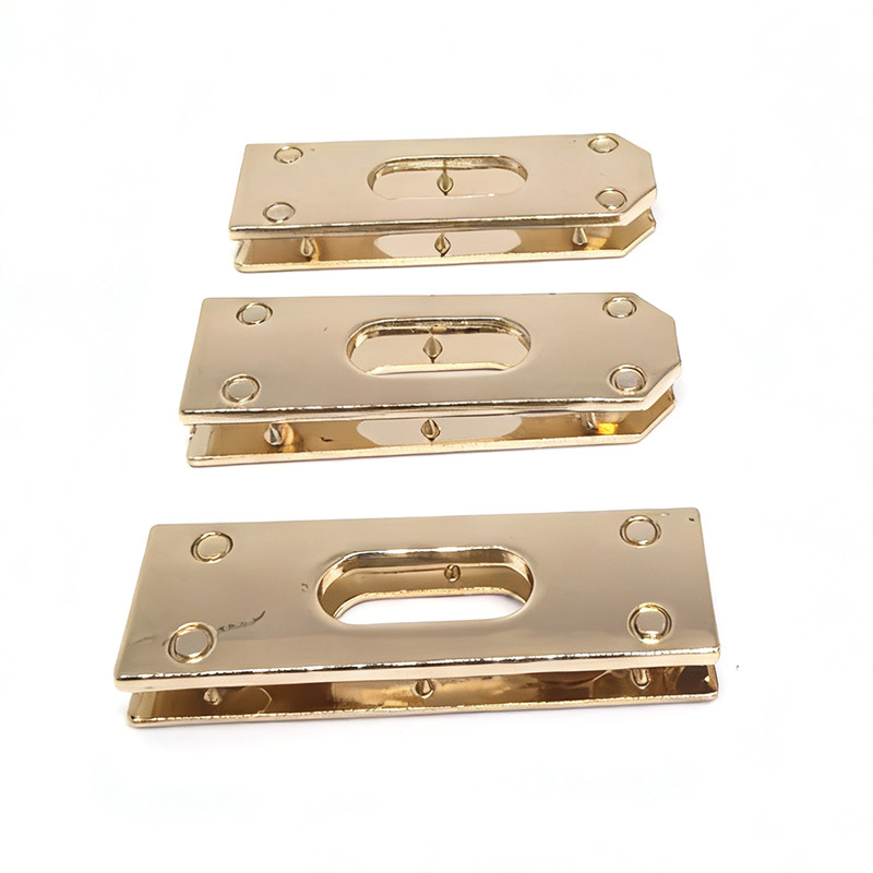 Четири заключващи елемента за чанти и кожени изделия – цинкова сплав, модел ts-1029, марка Qiangxin Hardware