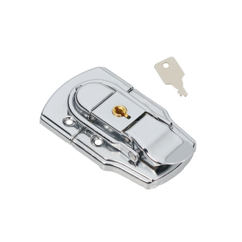 Заключалка за алуминиеви кутии с гумено или медно ядро, със ключалка и ключ, подходяща за инструментални кутии, авиационни куфери и дървени кутии