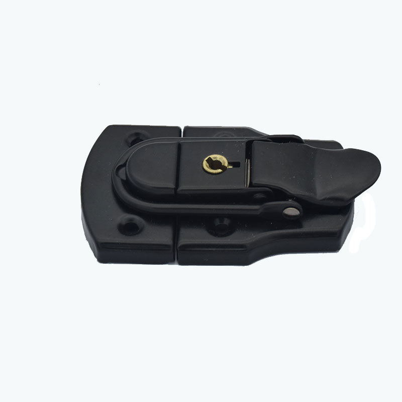 Заключалка за алуминиеви кутии с гумено или медно ядро, със ключалка и ключ, подходяща за инструментални кутии, авиационни куфери и дървени кутии