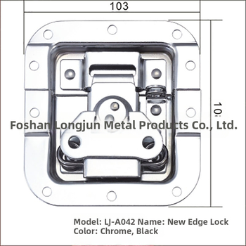 A042 četrgalvu slēdzene priekš alumīnija kastēm un juvelierkastēm, Long Jun, pielāgojams