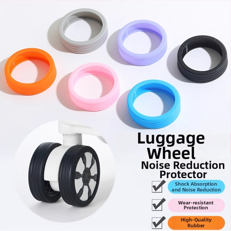 Kohvri ratta kummist kate – kulumiskindel, materjal: TPR, stiil: linnaline lihtsus, muster: triibud