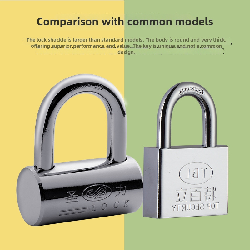 Domový zámok Hammer Lock - Železné telo, Značka Wenyou, Viacúčelové využitie, Moderný minimalistický štýl