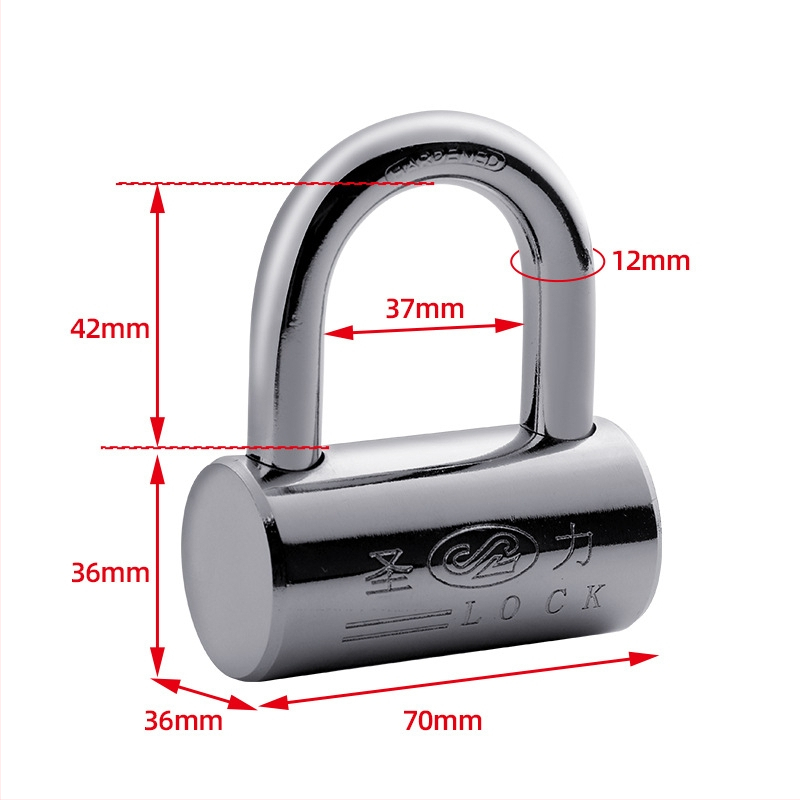 Domový zámok Hammer Lock - Železné telo, Značka Wenyou, Viacúčelové využitie, Moderný minimalistický štýl